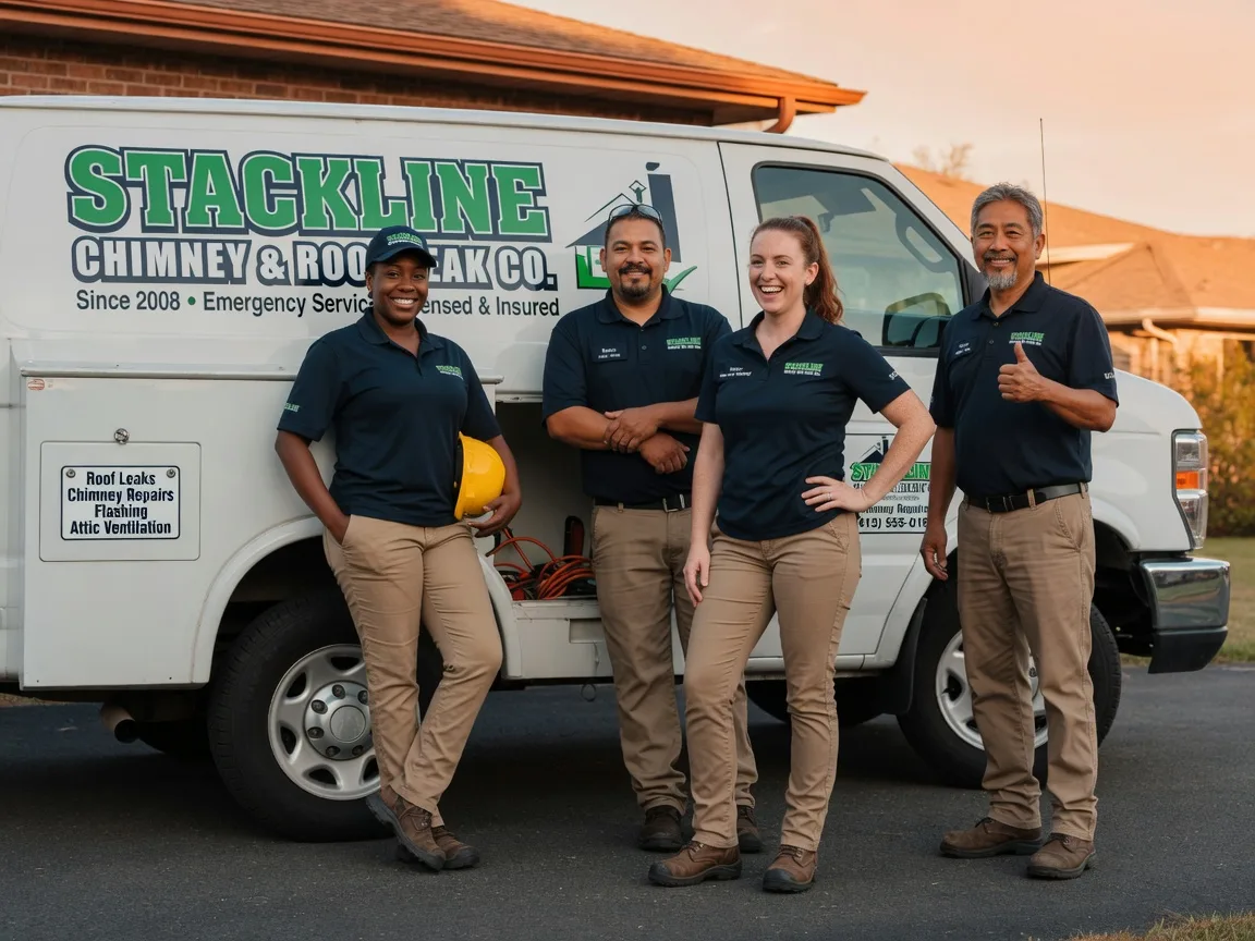 Chimney flashing repair company in Bunkie, LA